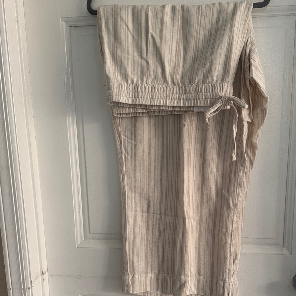 Sonoma Beige Striped  pants  3X
